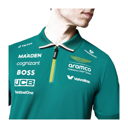 Polo męskie Team Aston Martin F1 2025