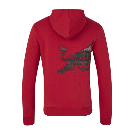 Bluza męska z kapturem Graphic Bull Red Bull Racing 2026 czerwona