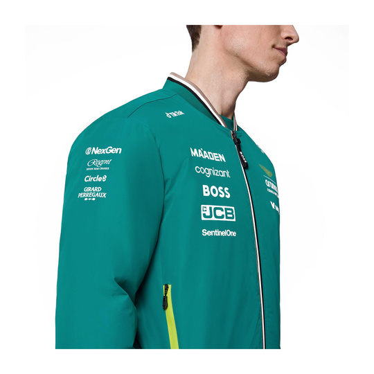 Kurtka męska Bomber Team Aston Martin F1 2025