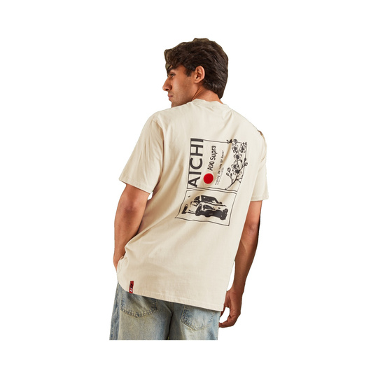 Koszulka t-shirt Aichi Toyota Gazoo Racing 2026 beżowa