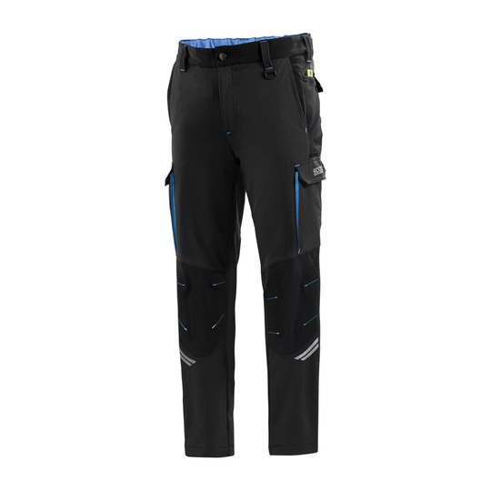 Spodnie Sparco TECH czarno-niebieskie