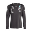 Koszulka z długim rękawem Team Mercedes AMG F1 czarna