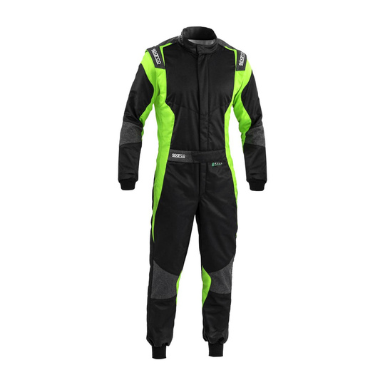 Kombinezon Sparco FUTURA czarno-zielony (FIA)