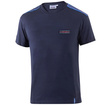 T-shirt męski Sparco Martini Racing Top Stripes granatowy