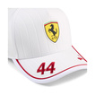 Czapka baseballowa męska biała Hamilton Team Ferrari F1 2025