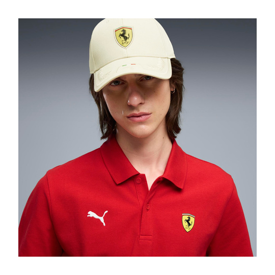 Koszulka polo Logo Scuderia Ferrari F1 2026 czerwona