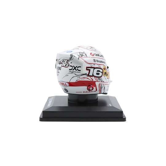 Model kasku Charles Leclerc 1:5 Japan GP Scuderia Ferrari F1