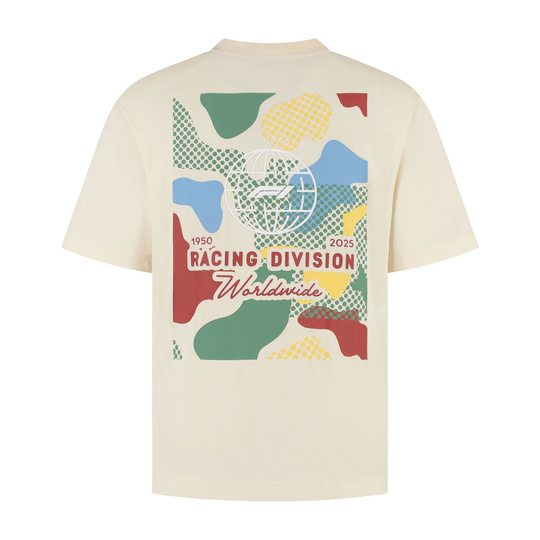 T-shirt męski Camo Graphic beżowy Formula 1 2025