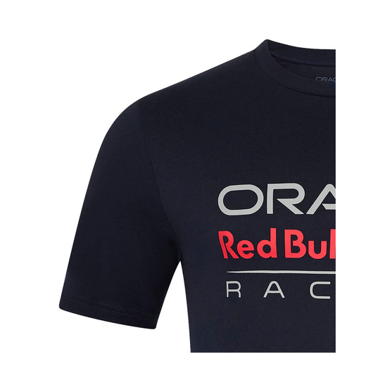 T-shirt dziecięcy Front Logo granatowy Red Bull Racing 2025