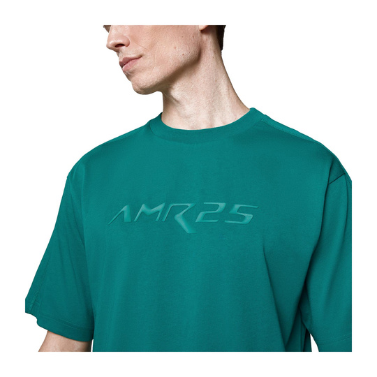 T-shirt męski AMR25 zielony Aston Martin F1 2025