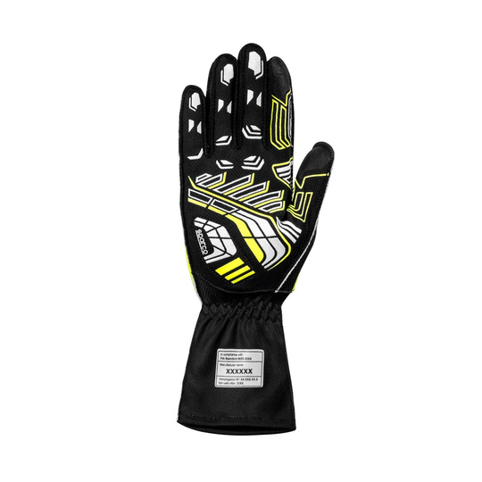 Rękawice Sparco K-ARROW+ 8877-2022 czarno-żółte (FIA)