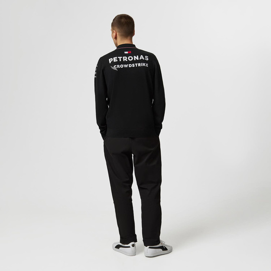 Sweterek Polo męskie LS Team Black Mercedes AMG F1 