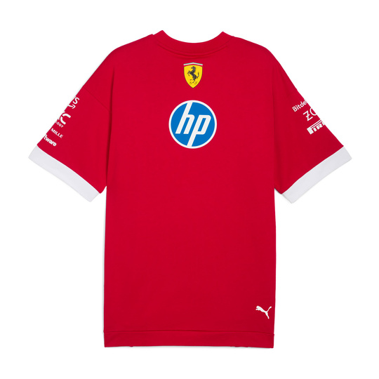 Koszulka t-shirt Drivers Oversized Team Scuderia Ferrari F1 czerwona
