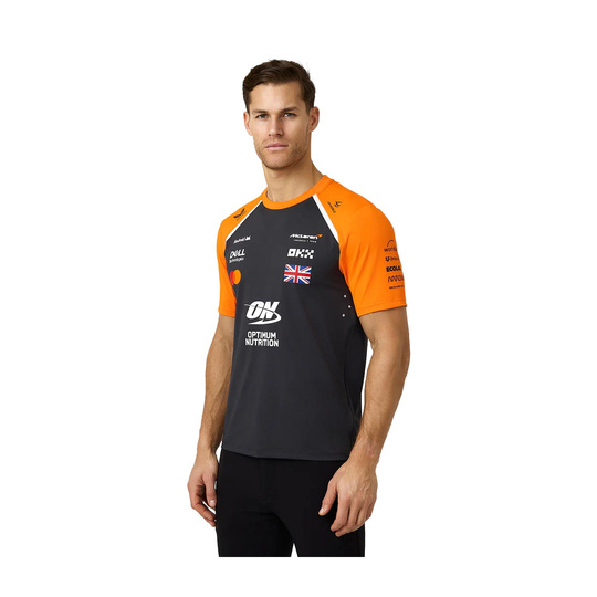 T-shirt męski Set Up Norris Team szary McLaren F1 2025