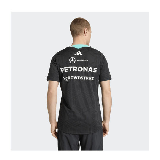 T-shirt męski czarny Authentic Team Mercedes AMG F1 2026