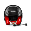 Kask Sparco RJ-I Carbon czarno-czerwony (FIA)