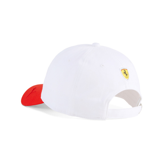 Czapka baseballowa biała Leclerc Graphic Scuderia Ferrari F1 2026