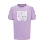 T-shirt męski Retro Lilac Mercedes AMG F1