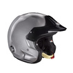 Kask Stilo Venti TROPHY JET Hans srebrny (FIA-SNELL)