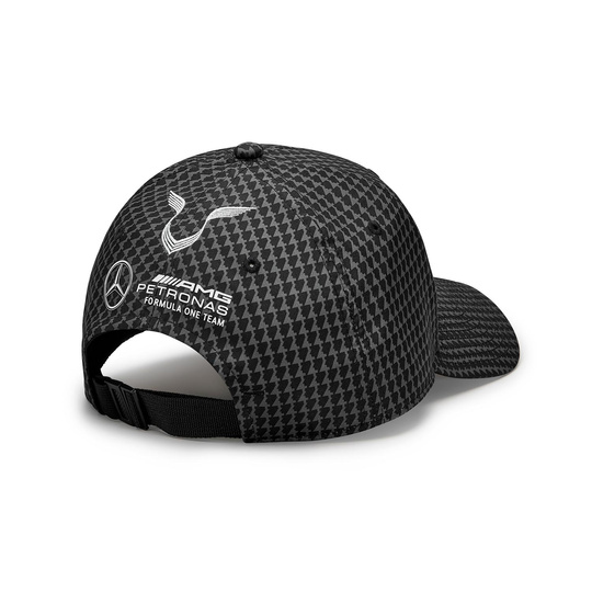 Czapka baseballowa dziecięca czarna Lewis Hamilton Mercedes AMG F1