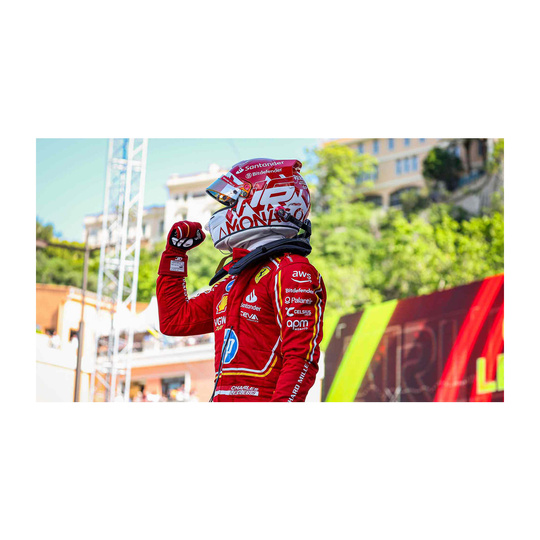 Model 1:5 kask Charles Leclerc Monaco GP Scuderia Ferrari