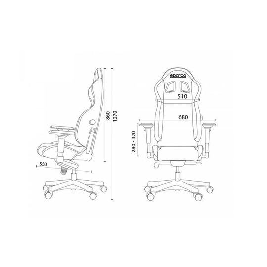 Fotel biurowy Sparco Grip SKY