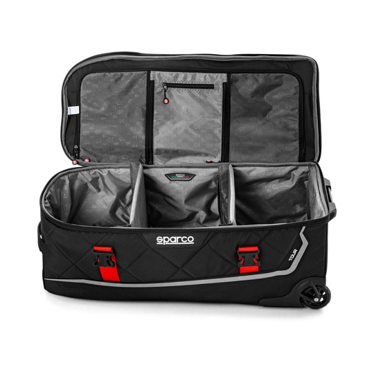 Torba podróżna TOUR Sparco czarno-czerwona