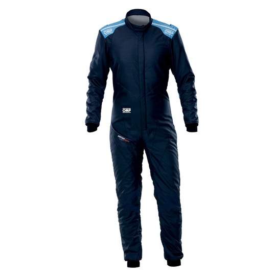 Kombinezon OMP ONE EVO AIR granatowo-niebieski (FIA)