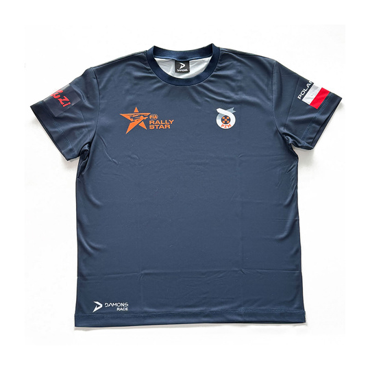 T-shirt męski granatowy Kuzi "Be The Next One"