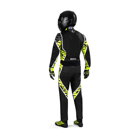 Kombinezon dziecięcy Sparco X-LIGHT K MY22 czarno-żółty (CIK-FIA)