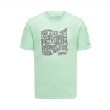T-shirt męski Retro Mint Mercedes AMG F1