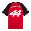 T-shirt męski czerwony Hamilton Graphic Scuderia Ferrari F1 2026
