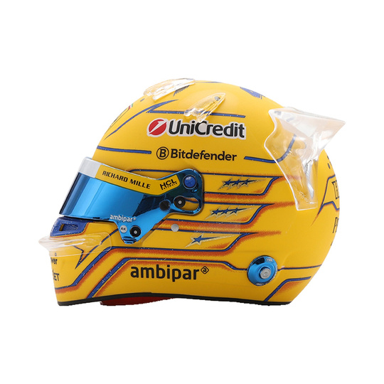 Model kasku Lewis Hamilton Miami GP Scuderia Ferrari F1 1:5