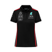 Polo damskie Team Black Mercedes AMG F1 