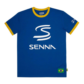 T-shirt męski Legacy niebieski Ayrton Senna 2026
