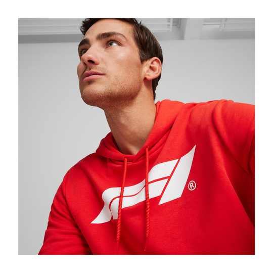 Bluza męska z kapturem Logo czerwona Formula 1 2026