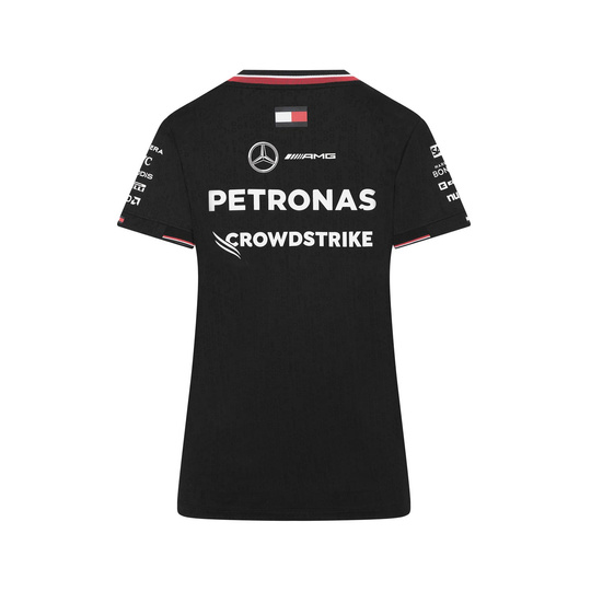 T-shirt damski Team Driver czarny Mercedes AMG F1 2024