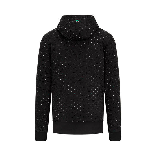 Bluza męska Hoodie Polka Dot Black Mercedes AMG F1 