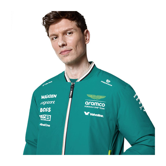 Kurtka męska Bomber Team Aston Martin F1 2025