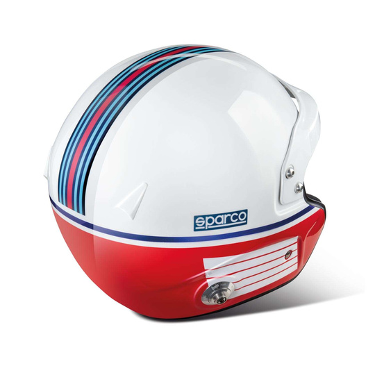 Kask otwarty Sparco RJ-I Martini Racing Stripe (FIA)