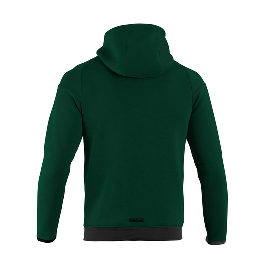 Bluza z kapturem Sparco Full Zip MY25 zielona