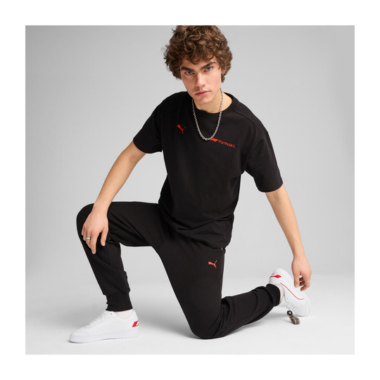 T-shirt męski Essential Relaxed Logo czarny Formula 1 2025