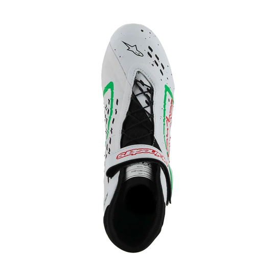 Buty Alpinestars Tech-1 KX V3 biało-zielone biało-zielone biało-zielone (FIA)