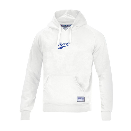 Bluza z kapturem VINTAGE Sparco biała