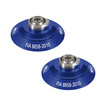 Klipsy Bell HANS/Hybrid niebieskie