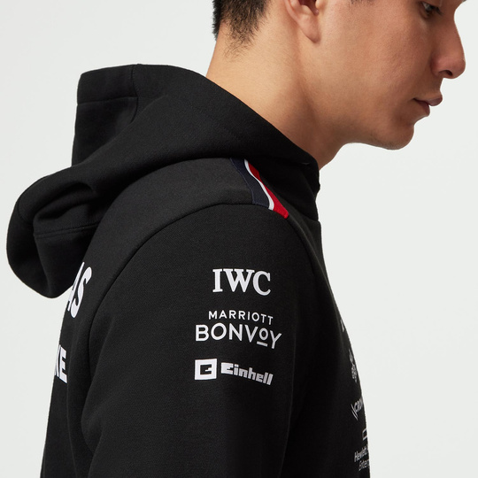Bluza męska Hoodie Team Black Mercedes AMG F1 
