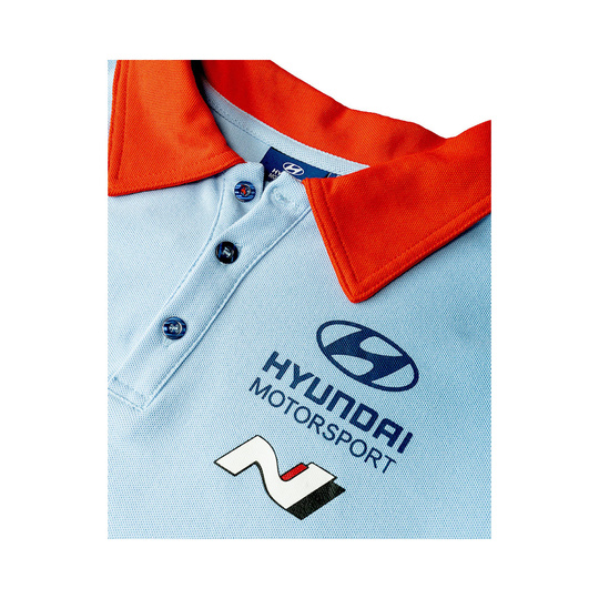 Koszulka polo Team Hyundai Motorsport niebieska