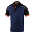 Koszulka polo Tech Sparco granatowa/pomarańczowa