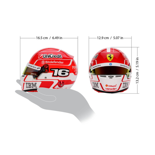 Model 1:2 kask Charles Leclerc Scuderia Ferrari 2025