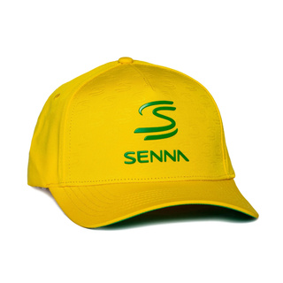 Czapka z daszkiem Debossed Logo Ayrton Senna Collection 2026 żółta